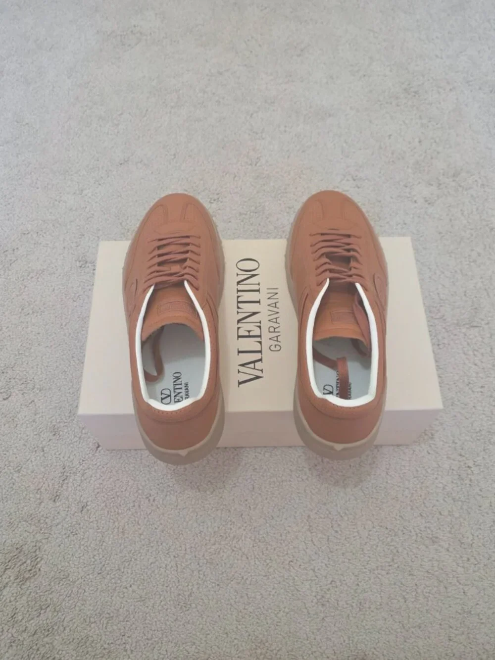 VALENTINO GARAVANI Upvillage Perforated Sneaker Roasted 44 - Picture 8 of 12